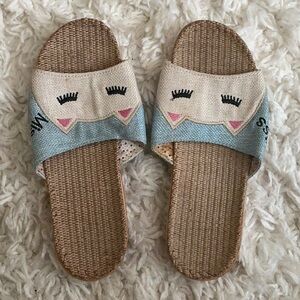 Kitty Cat Slide Sandals
